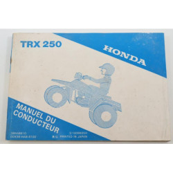 Manuel d'utilisateur HONDA TRX 250 1986 à 1987