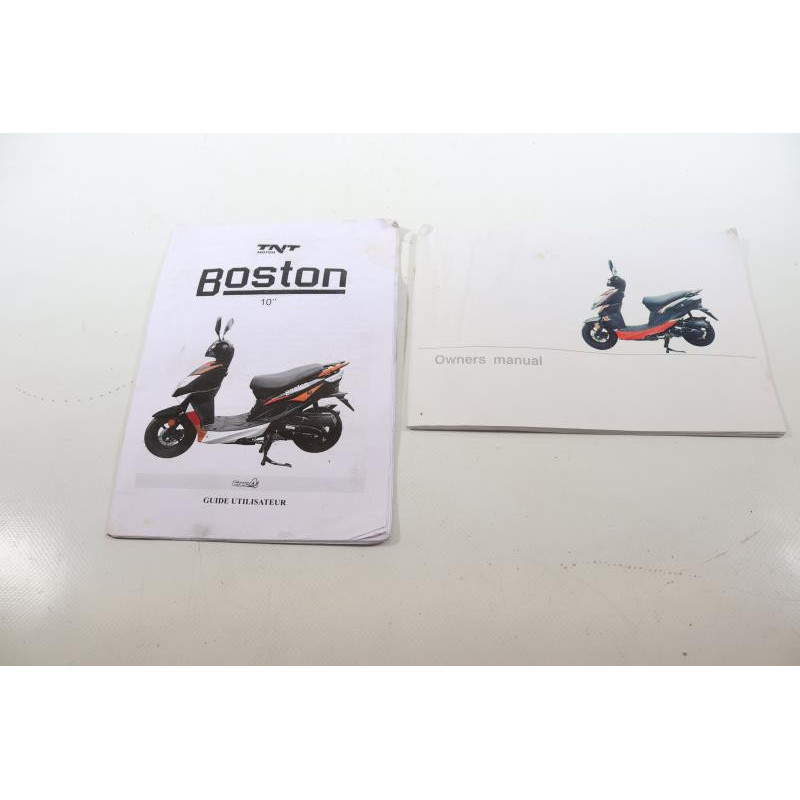 Manuel d'utilisateur TNT MOTOR BOSTON 50 2017 à 2020