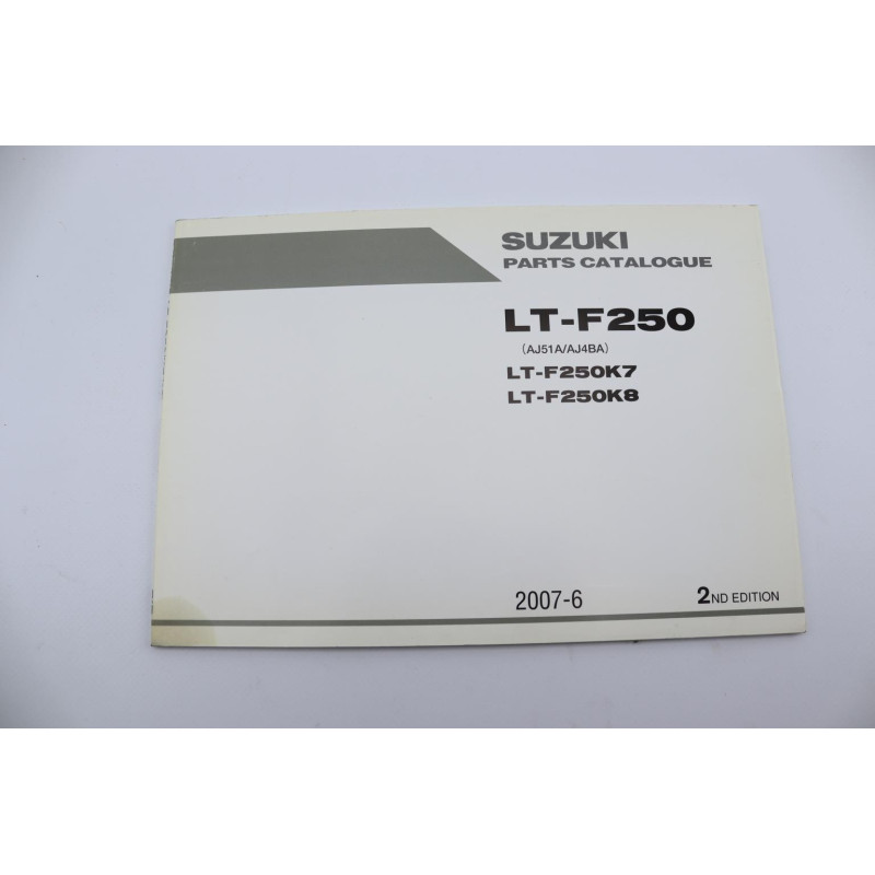 Manuel d'utilisateur SUZUKI LTF 250 2007 à 2008