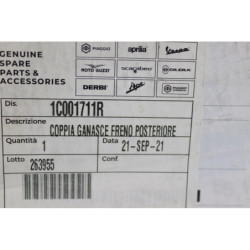 Tambour arrière PIAGGIO LIBERTY 125 2015 à 2019