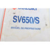 Manuel d'utilisateur SUZUKI SV 650 N 2003 à 2009