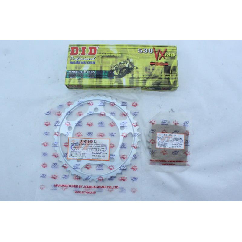 Kit chaine TRIUMPH SPRINT 955 I RS 1996 à 2000