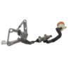 Platine avant droite HONDA VFR 750 F RC 24 1986 à 1989